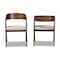 Baxton Studio Danton Mid-Century Beige Fabric Upholstered and Walnut Brown Finished Wood Dining Chair Set(2PC) PR 191-2PC-11704-ZORO - alternate 9